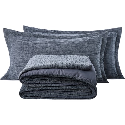 King Lush Velvet Comforter 3 Piece Set