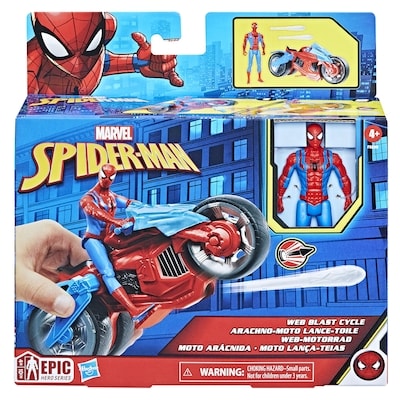 Hasbro Marvel Spider-Man Web Blast Cycle 1 ea, $28.00/1ea