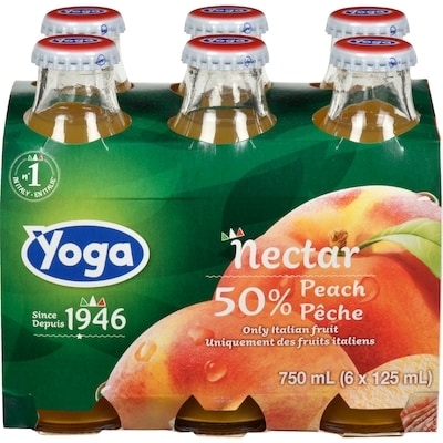 Yoga Peach Nectar 6x125.0 ml, $1.00/100ml