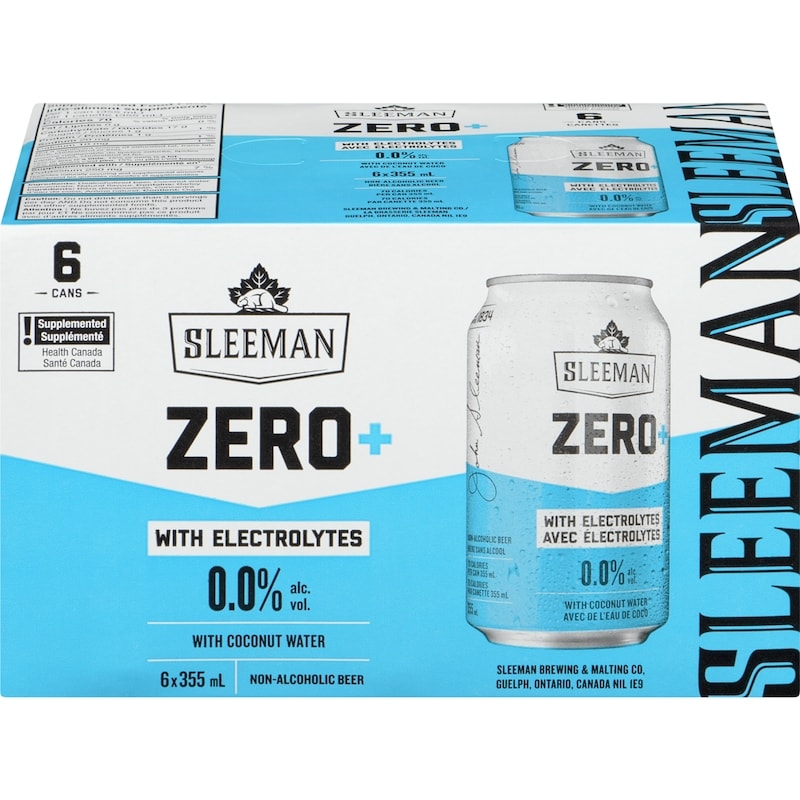 Zero+ Non-Alcoholic Beer With Electrolytes With Coconut Water