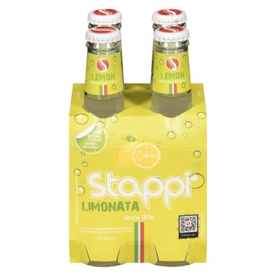 Stappi Lemon-Flavoured Carbonated Beverage Limonata 4x200.0 ml, $0.75/100ml