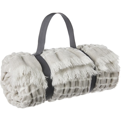 Life at Home Fringe Trim Throw 1 ea, $35.00/1ea