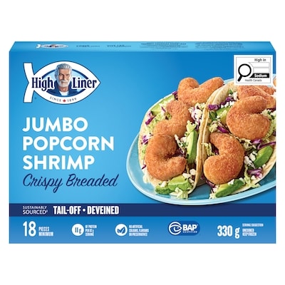 High Liner Crispy Breaded Jumbo Popcorn Shrimp 330 g, $3.33/100g