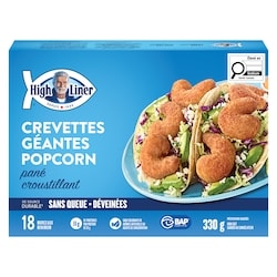 High Liner Crevettes Géantes Popcorn 330 g, 2,42 $/100g