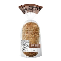 Boulangerie ACE Pain tranché grainerie biologique 600 g, 1,08 $/100g