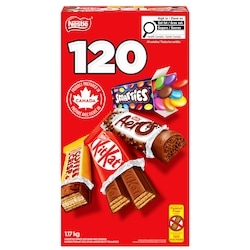 Nestlé KITKAT, AERO, SMARTIES, COFFEE CRISP Mini Bars & Candies 1.17 kg, $2.31/100g