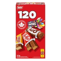Nestlé KITKAT, AERO, SMARTIES, COFFEE CRISP Mini Bars & Candies 1.17 kg, $1.71/100g