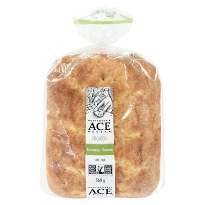 ACE Rosemary Focaccia 560 g, $1.07/100g