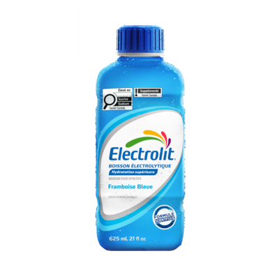 Electrolit Boisson électrolytique framboise bleue 625 ml, 0,69 $/100ml