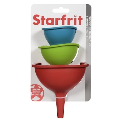 Starfrit Silicone Funnels 1 ea, $2.33/1ea