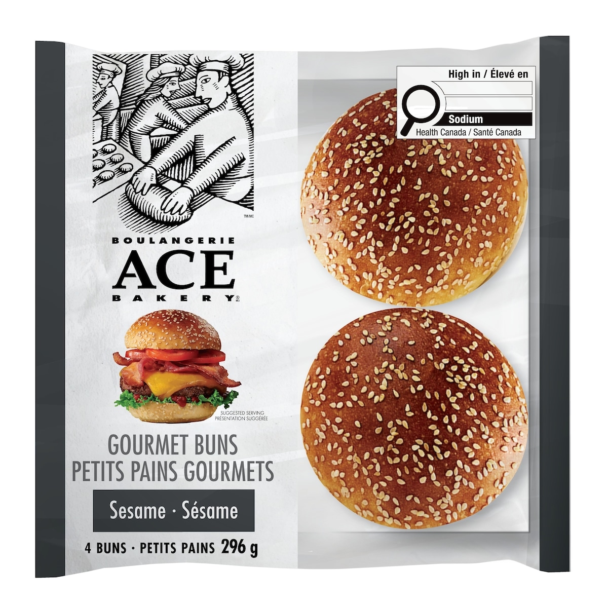 Gourmet Burger Buns Sesame