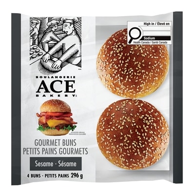 ACE Sesame Gourmet Buns 296 g, $1.69/100g