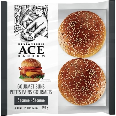 Boulangerie ACE Petits pains gourmets au sésame 296 g, 1,69 $/100g