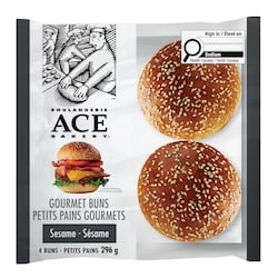 Boulangerie ACE Petits pains gourmets au sésame 296 g, 1,52 $/100g