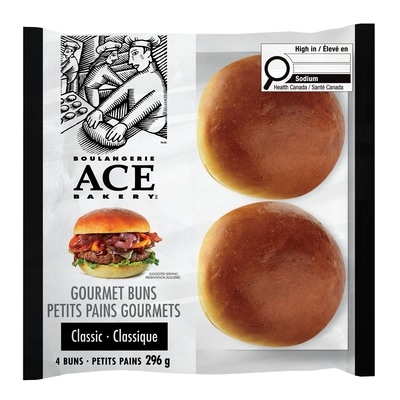 Boulangerie ACE Petit pain gourmet classique 296 g, 1,69 $/100g