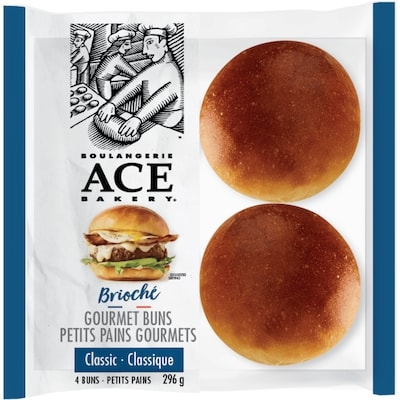 Boulangerie ACE Petits pains briochés gourmets 296 g, 1,69 $/100g