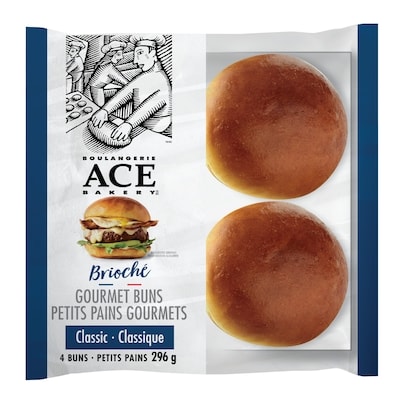 Boulangerie ACE Petits pains briochés gourmets 296 g, 1,69 $/100g