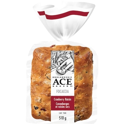 ACE Cranberry Focaccia  510 g, $1.47/100g