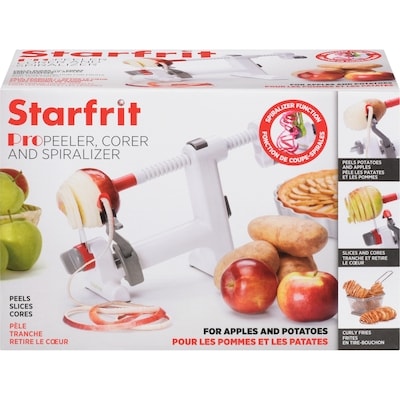 Starfrit Propeeler, corer and spiralizer pour les pommes et les patates 1 ea, 44,00 $/1ch