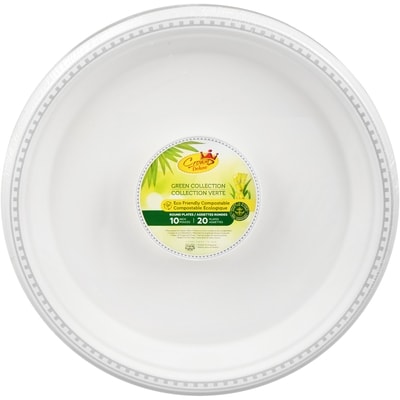 Crown Green Collection Round Plates 1 ea, $6.99/1ea