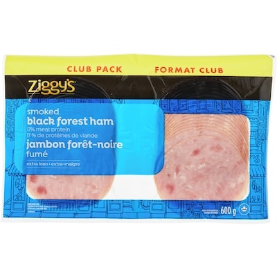 Ziggy's Black Forest Ham Slices Club Pack 600 g, $1.92/100g