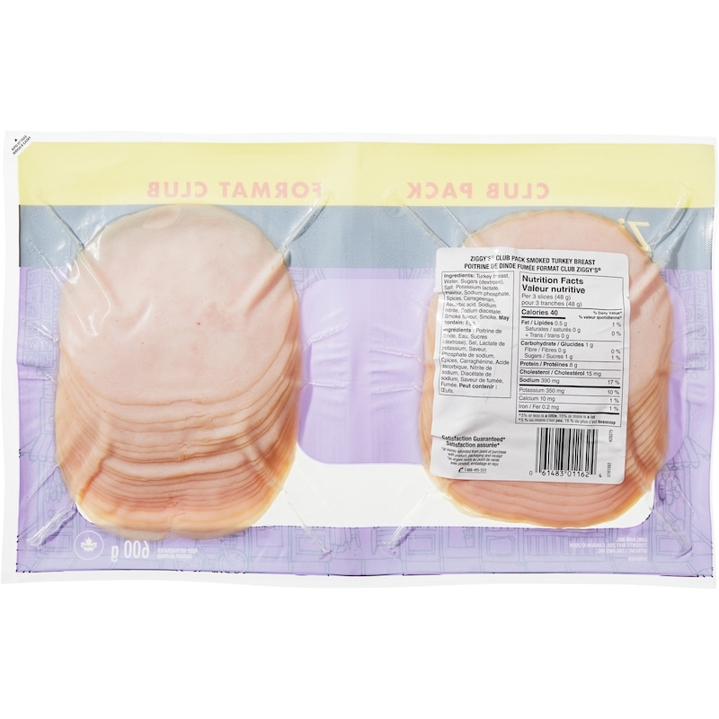 Smoked Turkey Breast Slices Club Pack