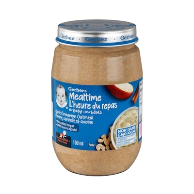 Nestlé Purée L’heure du repas Gruau pommes et cannelle 159 ml, 1,25 $/100ml