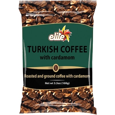 Elite Turkish Coffee with Cardamom 100 g, $5.50/100g