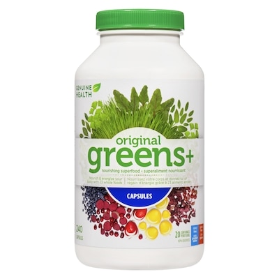Superaliment nourrissant capsules original greens+