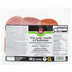 Royal Tranches de trio pour sous-marin à l’italienne 300 g, 2,33 $/100g
