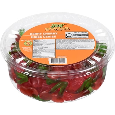 Jus' Better Berry Cherry 475 g, $1.37/100g
