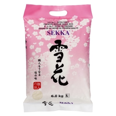 Shirakiku Rice Premium Medium Grain 6.82 kg, $0.28/100g