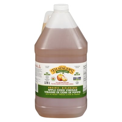 Filsingers Vinaigre de cidre de pomme biologique 3.78 l, 0,56 $/100ml