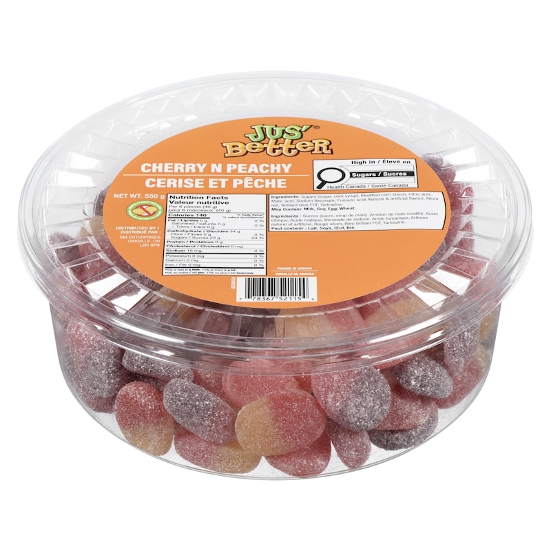 Jus' Better Cherry N Peachy - 550 g | Zehrs