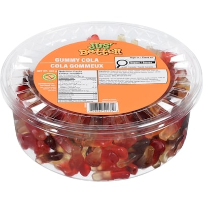 Jus’ Better Cola gommeux 550 g, 1,18 $/100g