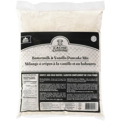 Cache Cuisine Mélange à crêpes à la vanille et au babeurre 2.27 kg, 0,66 $/100g