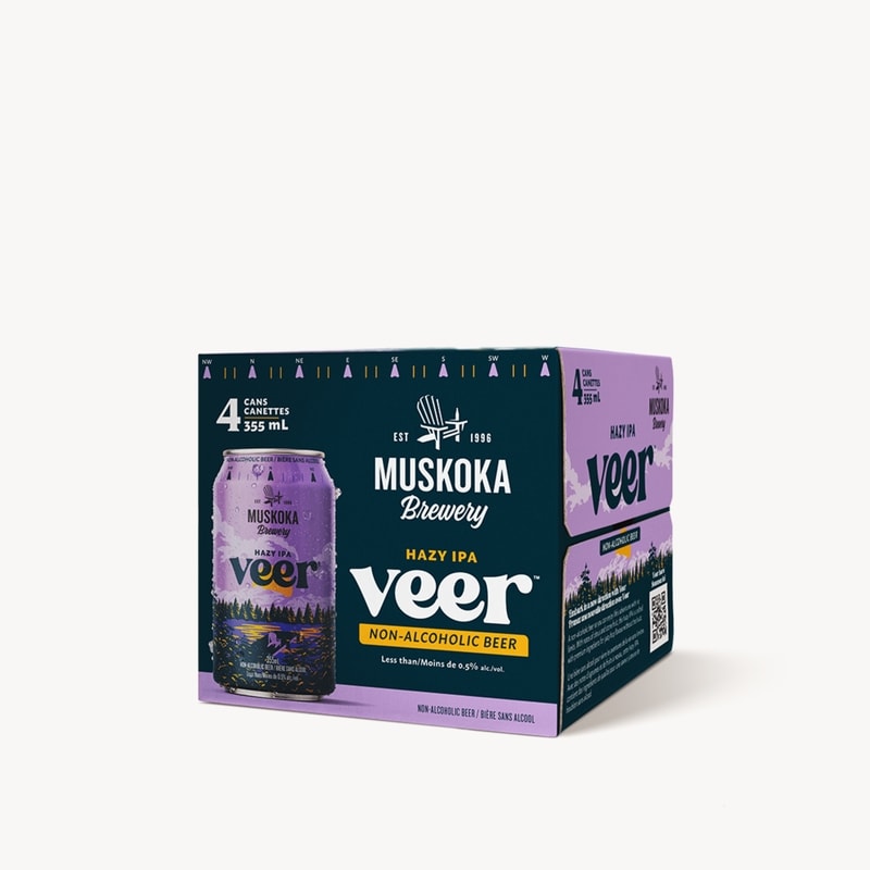 Veer Non-Alcoholic Beer Hazy Ipa, Case