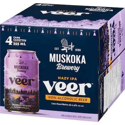 Veer Non-Alcoholic Beer Hazy Ipa, Case