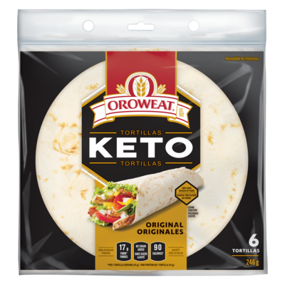 Oroweat Tortillas keto originales 246 g, 2,96 $/100g