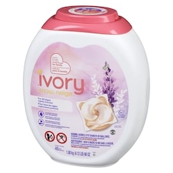 Ivory Snow Laundry Detergent Pacs, Lightly Scented, Lavender, HE