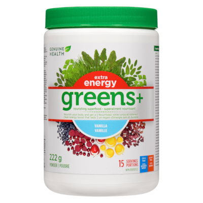 Superaliment nourrissant poudre extra energy greens+ vanille