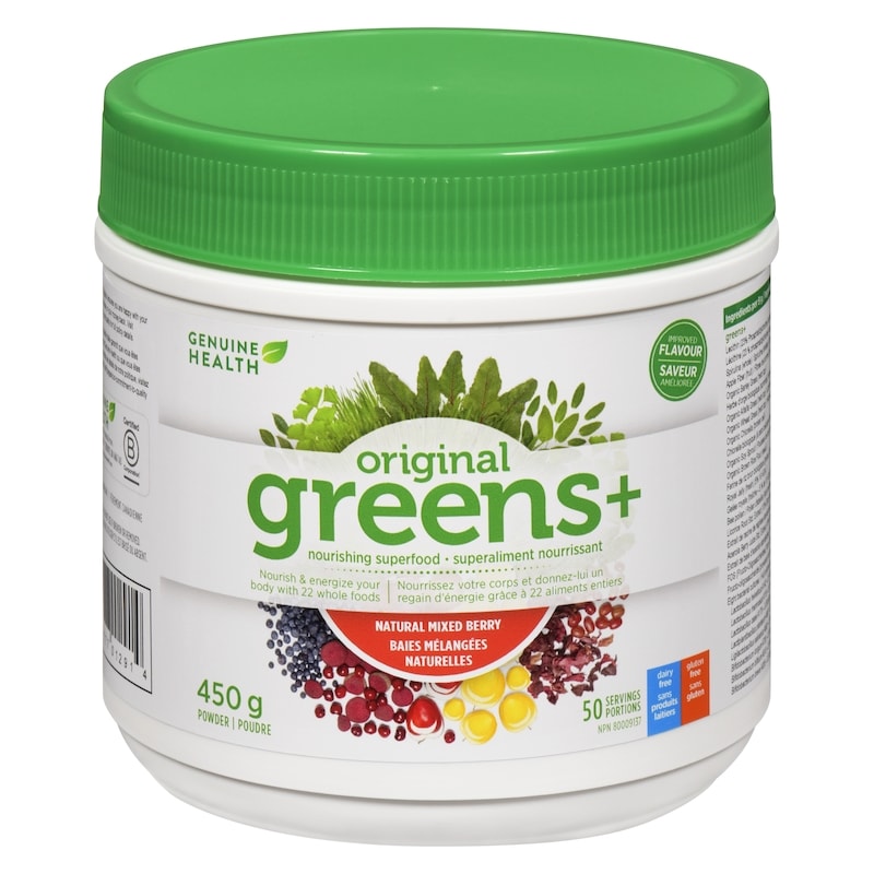 Nourishing Superfood Powder Original Greens+ Natural Mixed Berry