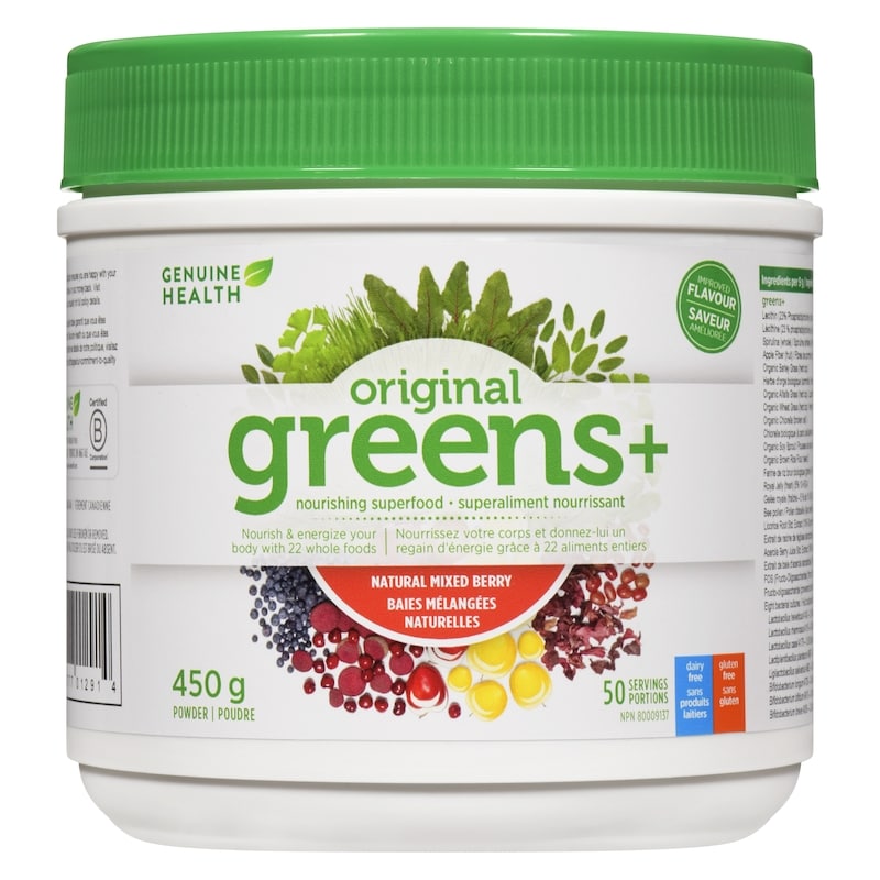 Nourishing Superfood Powder Original Greens+ Natural Mixed Berry