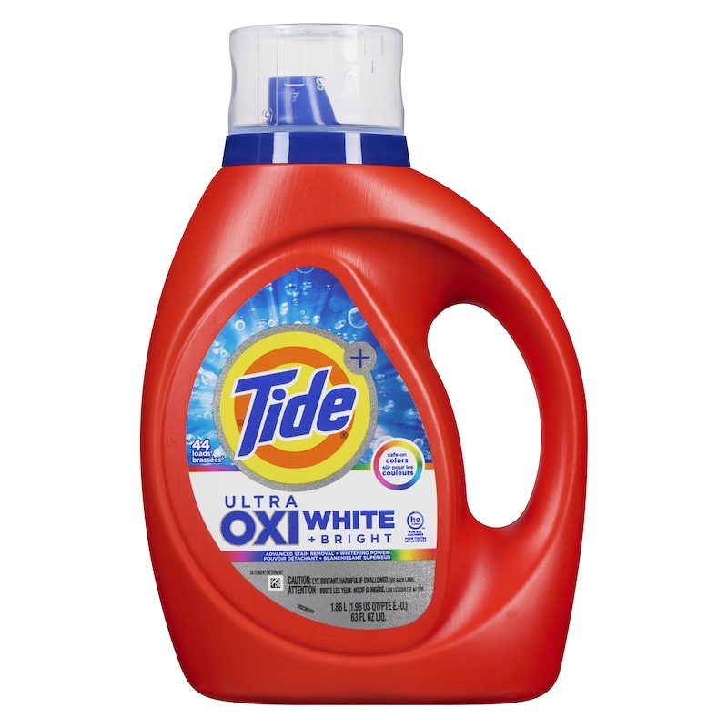 Plus Ultra OXI White and Bright Liquid Laundry Detergent, 44 Loads, Advanced Stain Removal and Whitening Power