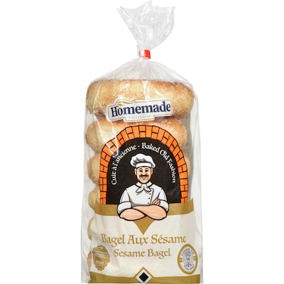 Homemade Kosher Bagel aux sésame 540 g, 1,29 $/100g