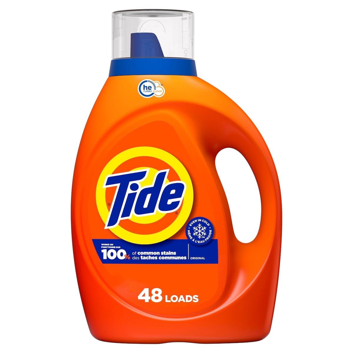 Tide Liquid Laundry Detergent, Original, 48 loads, HE Compatible 1.86 l, $0.54/100ml