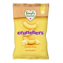 Baby Gourmet Cheddar Style Crunchers Baby Snack | Savoury Puffed Snack for Babies 8+ Months 32 g, $9.34/100g