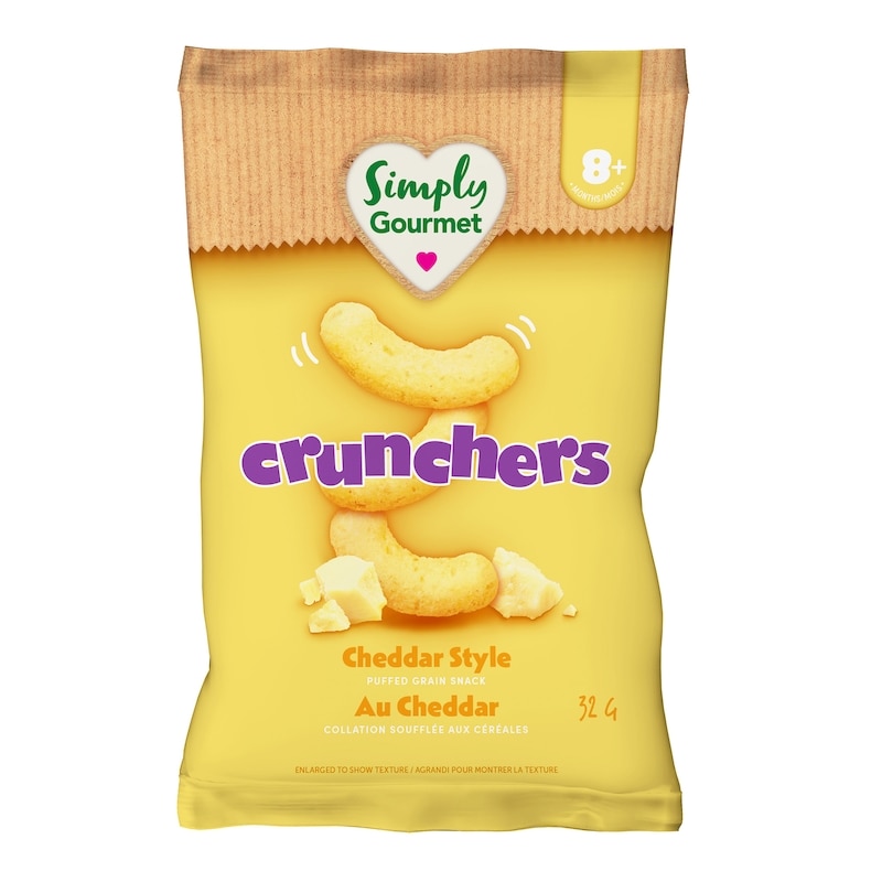Cheddar Style Crunchers baby snack