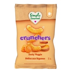 Baby Gourmet Zesty Veggie Crunchers baby snack 32 g, $10.28/100g