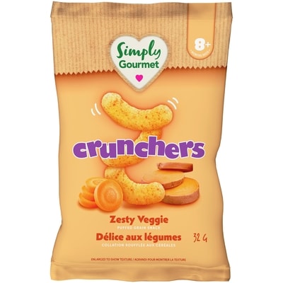 Baby Gourmet Zesty Veggie Crunchers baby snack 32 g, $7.81/100g